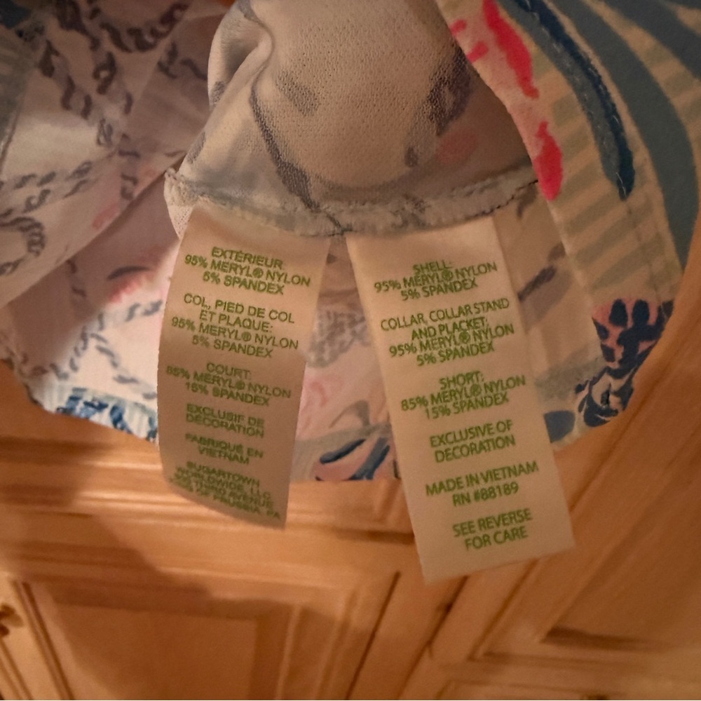 EUC Lilly Pulitzer Cayo Costa UPF 50 Dress in Naut Today Engineered - Picture 6 of 9